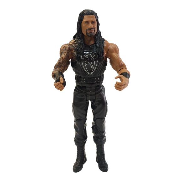 WWE Roman Reigns Action Figure Wrestling 7" Wrestler Shield Chest 2017 Mattel - Picture 1 of 11